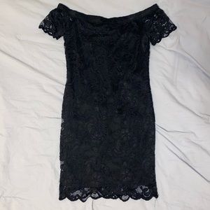 Lace Black Dress